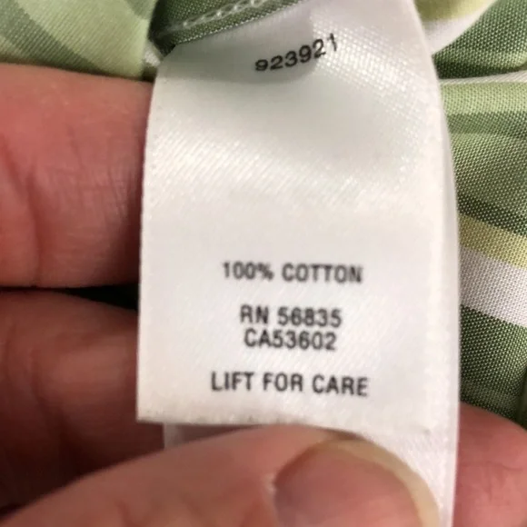 Cabela's Green 3/4 Sleeve Notched Collar Button Down Shirt - Picture 4 of 4